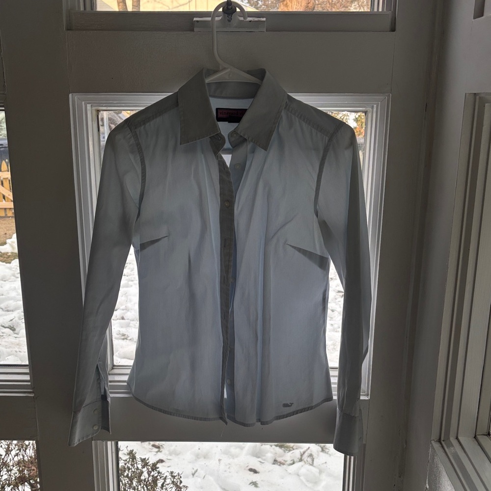 Vineyard Vines Light Blue Blouse